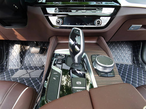 Tapis Voiture Sur-Mesure Avant en 3D avec Logo Personnalisé (Conducteur & Passager)